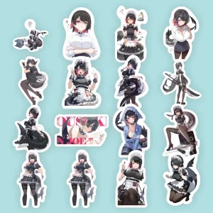 ZZZ Ellen Joe 60-Piece Premium Sticker Pack Hot Zenless Zone Zero Shark Maid Vinyl Decals