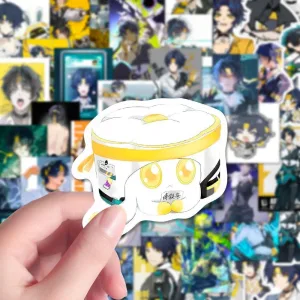 ZZZ Harumasa Asaba Premium Chibi Sticker Pack | Hot Zenless Zone Zero Section 6 Agent Vinyl Decals