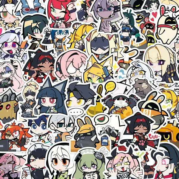 ZZZ Faction Chibi Sticker Mega-Pack | Premium Zenless Zone Zero Vinyl Decals — image 3