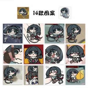 ZZZ Jane Doe Chibi Sticker Roll Premium Zenless Zone Zero 500-Piece Meme Decals