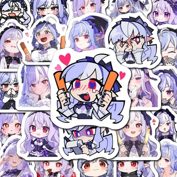 Zenless Zone Zero anime sticker set featuring colorful character artwork, high-quality waterproof decorative decals for laptops, phones, tablets, notebooks, water bottles, luggage and HoYoverse game fans.