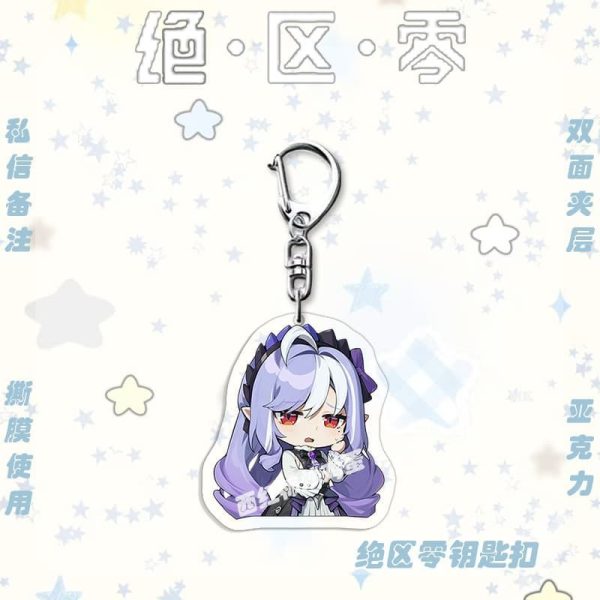 ZZZ Vivian Cute Chibi Acrylic Keychain Collection | Premium Zenless Zone Zero Faction Agent Mascot Charm — image 2