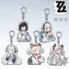 ZZZ High-Aesthetic Student Acrylic Keychain Collection | Premium Zenless Zone Zero School Uniform Series