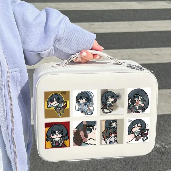 ZZZ Jane Doe Chibi Sticker Roll Premium Zenless Zone Zero 500-Piece Meme Decals — image 5