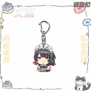 ZZZ Ellen Joe Cute Chibi Acrylic Keychain Collection | Premium Zenless Zone Zero Shark Maid Mascot Charm