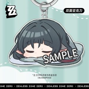 ZZZ Sleeping Papa Acrylic Keychain Collection | Premium Zenless Zone Zero Sleeping Series