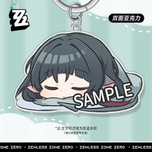 ZZZ Sleeping Papa Acrylic Keychain Collection | Premium Zenless Zone Zero Sleeping Series — image 4