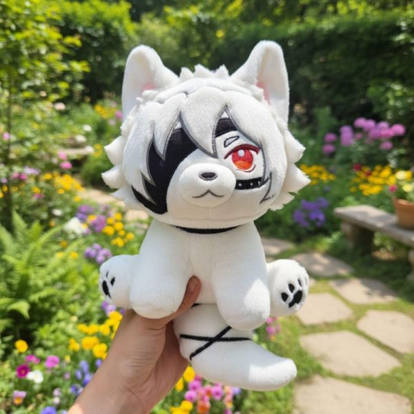 Zenless Zone Zero anime plush doll featuring a cute character design, soft collectible stuffed toy for display, room decor, backpacks, gaming setups and HoYoverse collections, perfect gift for anime fans.