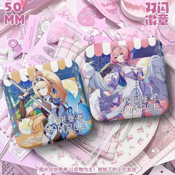 Zenless Zone Zero Remielle and Sigrid Badge | zenlesszonezero.toys | ZZZ Remielle, Sigrid | Zenless Zone Zero Badge |