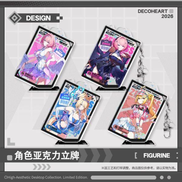 Zenless Zone Zero Sigrid and Remielle Standee and Keychain Collection | zenlesszonezero.toys | ZZZ Sigrid, Remielle, Lucy | Zenless Zone Zero Standee and Keychain Collection |