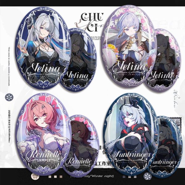 Zenless Zone Zero Velina and Remielle Keychain and Badge Collection | zenlesszonezero.toys | ZZZ Velina, Remielle | Zenless Zone Zero Keychain and Badge Collection |