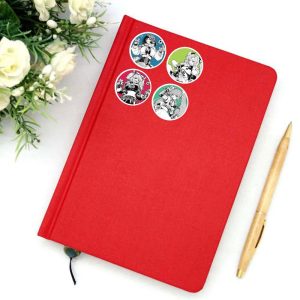 ZZZ Manga Style Circular Sticker Roll | Premium Zenless Zone Zero 500-Piece Icon Collection