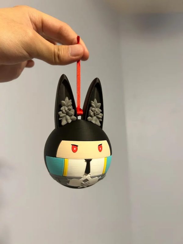 ZZZ Miyaball 3D Printed Ornament | Zenless Zone Zero Hoshimi Miyabi Fanmade Round Figure — image 4