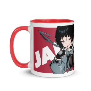 ZZZ Jane Doe Premium Fan Art Two-Tone Ceramic Mug | Zenless Zone Zero Custom Coffee Cup