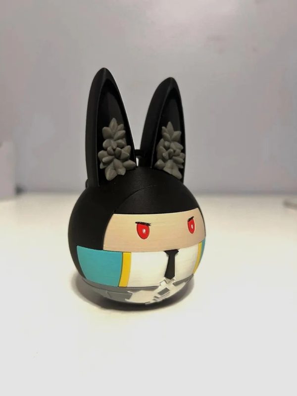 ZZZ Miyaball 3D Printed Ornament | Zenless Zone Zero Hoshimi Miyabi Fanmade Round Figure — image 2