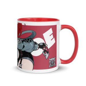 ZZZ Jane Doe Premium Fan Art Two-Tone Ceramic Mug | Zenless Zone Zero Custom Coffee Cup