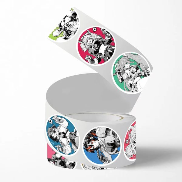 Zenless Zone Zero anime sticker set featuring colorful character artwork, high-quality waterproof decorative decals for laptops, phones, tablets, notebooks, water bottles, luggage and HoYoverse game fans.