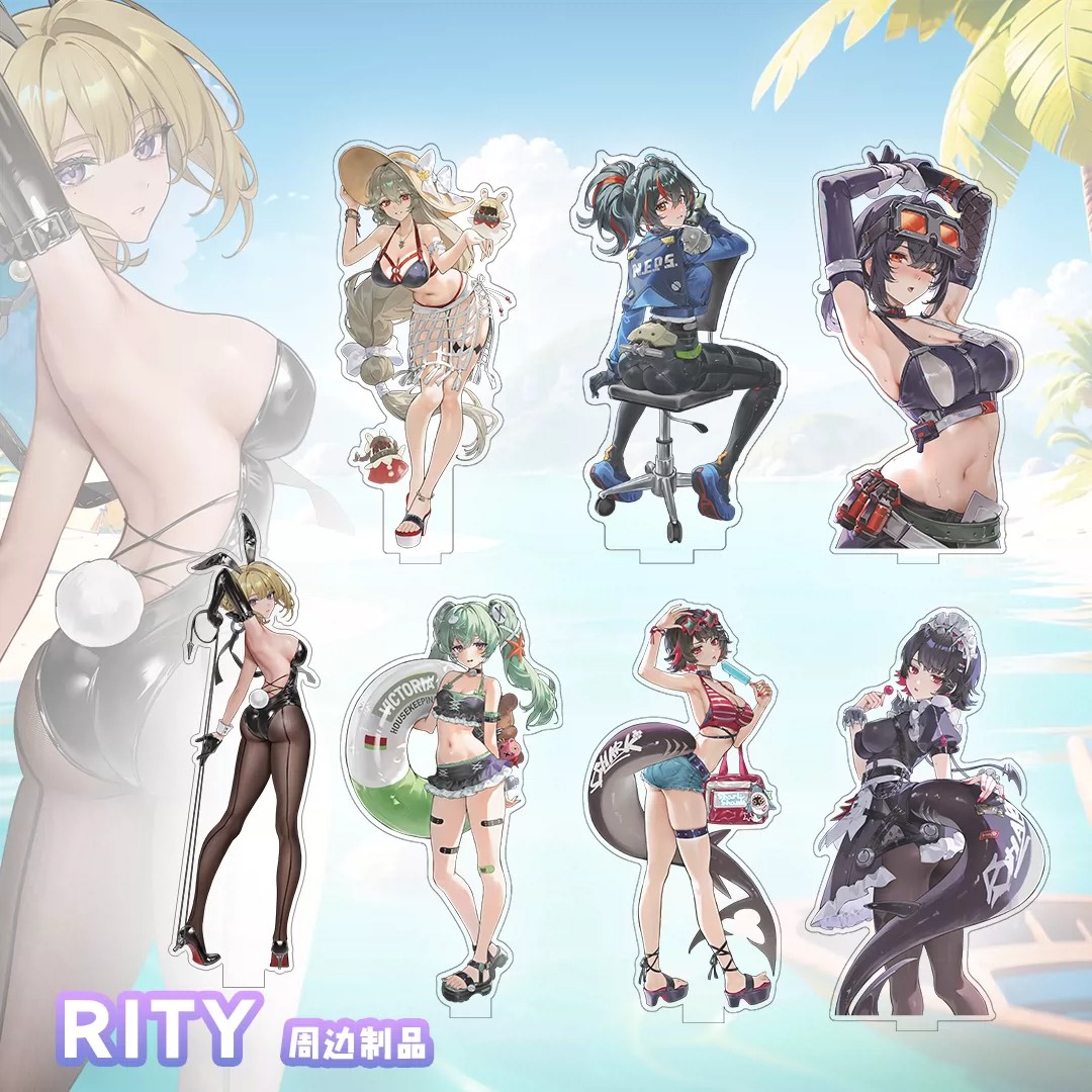 Zenless Zone Zero Rina, Zhu Yuan, Grace, Evelyn, Corin, and Ellen Acrylic Stand Collection | zenlesszonezero.toys | ZZZ Rina, Zhu Yuan, Grace, Evelyn, Corin, Ellen | Zenless Zone Zero Acrylic Stand |