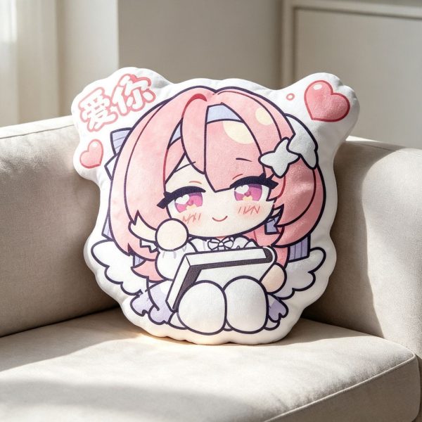 ZZZ Q-Version Emoji Plush Pillow | 40cm Cute Anime Throw Cushion Kawaii Sofa & Bed Decor