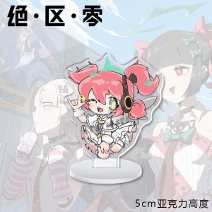 ZZZ Acrylic Standee, Zenless Zone Zero Mini Desk Figure, ZZZ Chibi Desktop Ornament, Anime Desk Accessory, 5cm Acrylic Stand, Zenless Zone Zero Merch Gift.