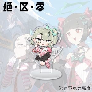 ZZZ Acrylic Standee, Zenless Zone Zero Mini Desk Figure, ZZZ Chibi Desktop Ornament, Anime Desk Accessory, 5cm Acrylic Stand, Zenless Zone Zero Merch Gift.