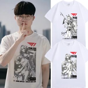 Zenless Zone Zero Remielle and Sigrid Graphic T-Shirt Collection | zenlesszonezero.toys | ZZZ Remielle, Sigrid | Zenless Zone Zero Graphic T-Shirt Collection |