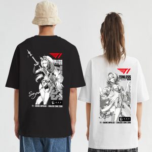 Zenless Zone Zero Remielle and Sigrid Graphic T-Shirt Collection | zenlesszonezero.toys | ZZZ Remielle, Sigrid | Zenless Zone Zero Graphic T-Shirt Collection |