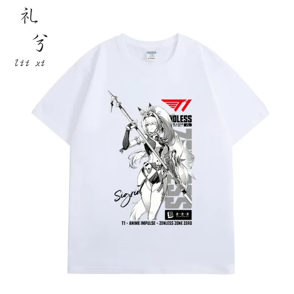 Zenless Zone Zero Remielle and Sigrid Graphic T-Shirt Collection | zenlesszonezero.toys | ZZZ Remielle, Sigrid | Zenless Zone Zero Graphic T-Shirt Collection |