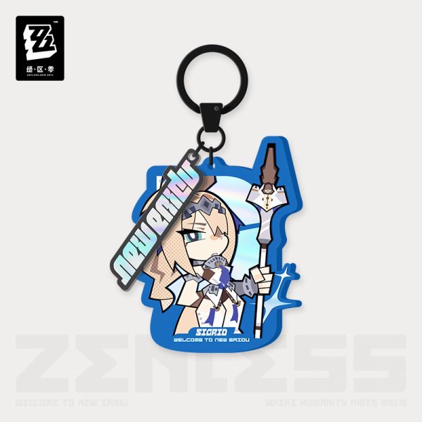 Zenless Zone Zero Ridu Series Airspace Patrol Department Chibi Keychain |Zenlesszonezero.toys