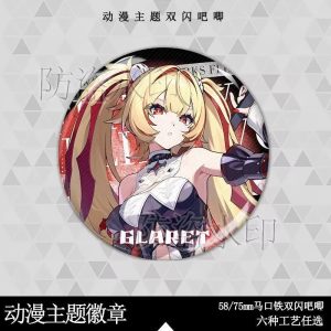 Zenless Zone Zero Claret and Roxy 58 mm Badge Collection