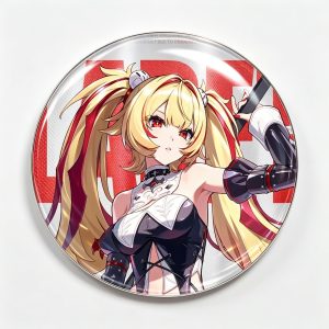 Zenless Zone Zero New Character Claret: Acrylic Stand & Badge Merchandise