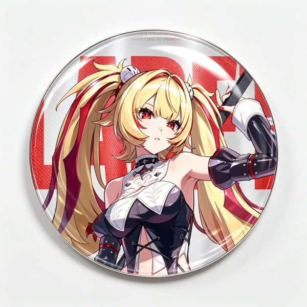 Zenless Zone Zero Claret Standee and Badge Collection | zenlesszonezero.toys | ZZZ Claret | Zenless Zone Zero Standee and Badge |
