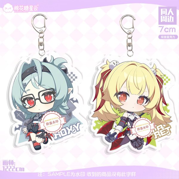 Zenless Zone Zero Claret and Roxy Keychain Collection | zenlesszonezero.toys | ZZZ Claret, Roxy | Zenless Zone Zero Keychain Collection |