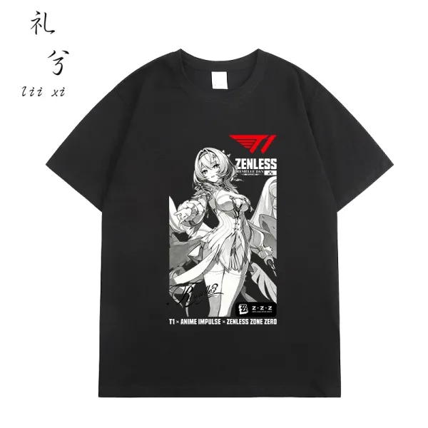 Zenless Zone Zero Remielle and Sigrid Graphic T-Shirt Collection | zenlesszonezero.toys | ZZZ Remielle, Sigrid | Zenless Zone Zero Graphic T-Shirt Collection |