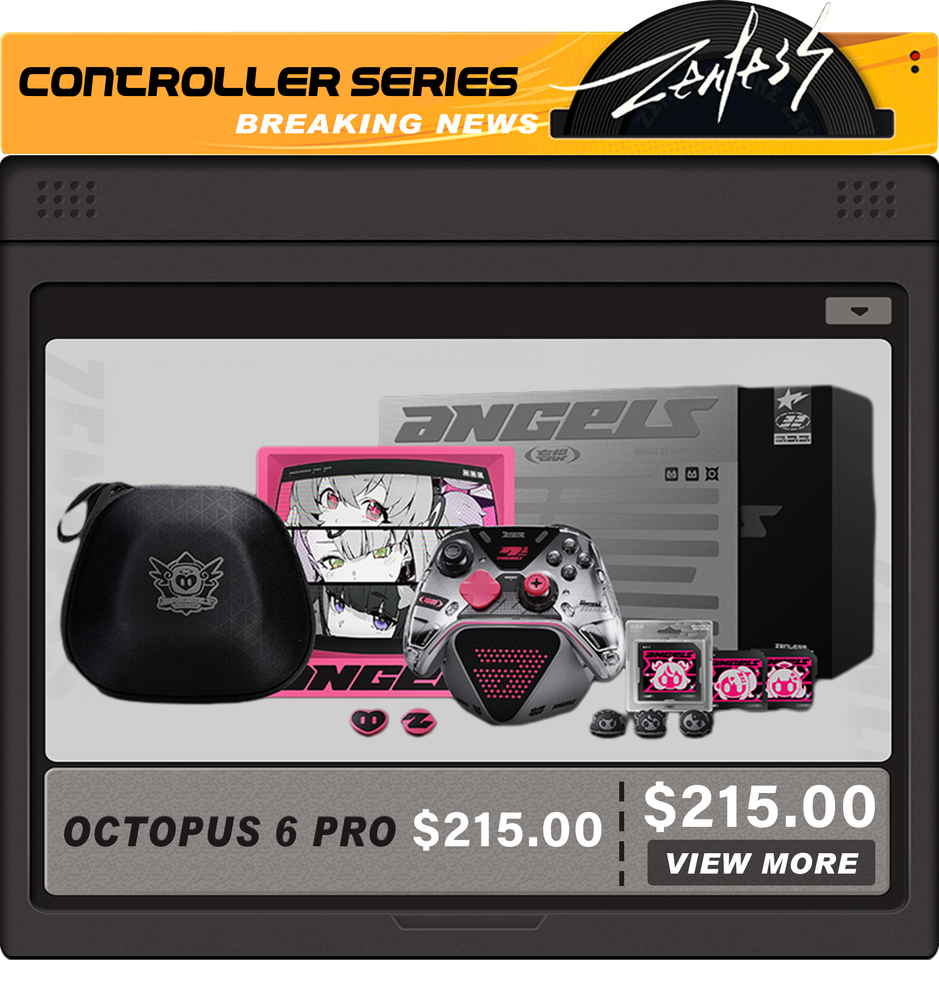 Zenless Zone Zero Angels of Delusion Flydigi Octopus 6 Pro Elite Game Controller Gift Box (Dec 2026) | Zenlesszonezero.toys