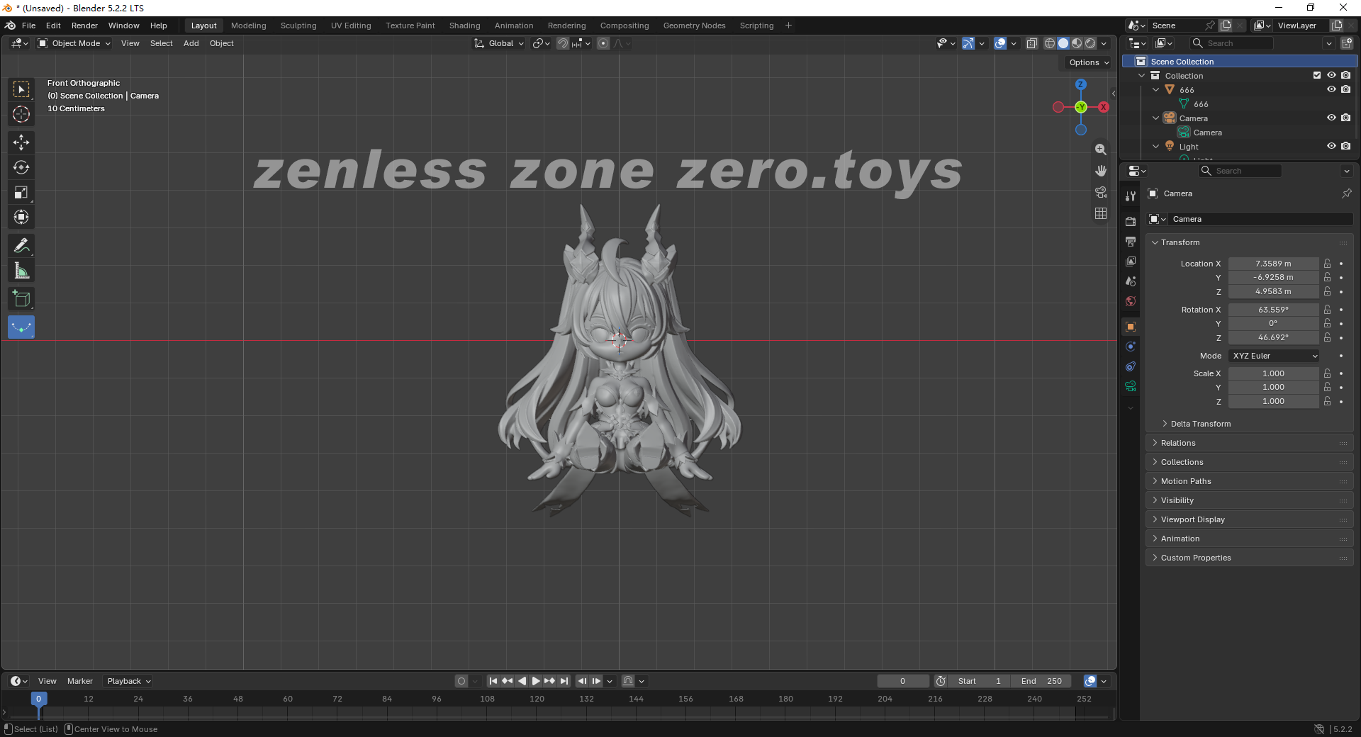 ZZZ Lindverne Sunbringer Chibi Resin Figure | zenlesszonezero.toys 