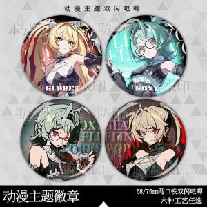 Zenless Zone Zero Claret and Roxy 58 mm Badge Collection