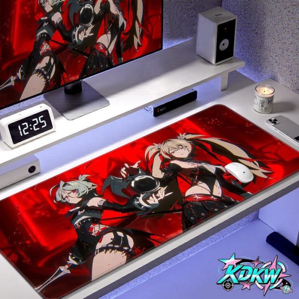 Zenless Zone Zero Claret and Roxy Gaming Mouse Pad Collection | zenlesszonezero.toys | ZZZ Claret, Roxy | Zenless Zone Zero Gaming Mouse Pad Collection |