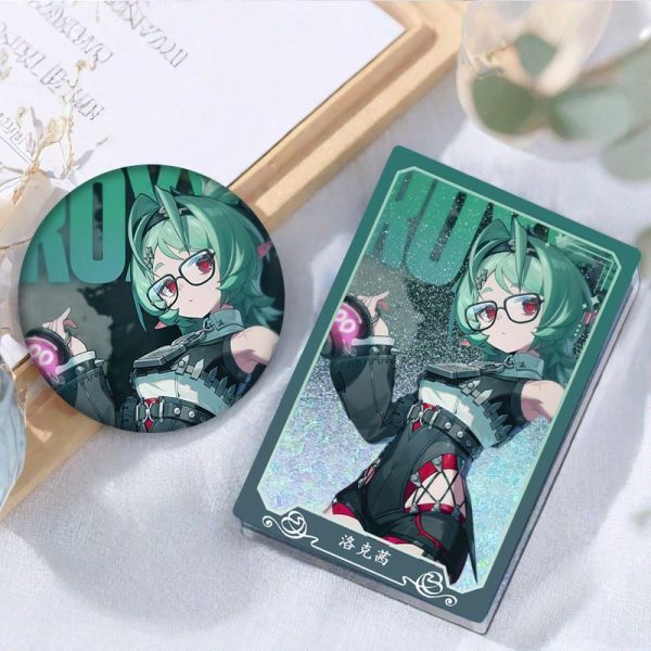 Zenless Zone Zero Roxy Decorative Tile and Badge Collection | zenlesszonezero.toys | ZZZ Roxy | Zenless Zone Zero Decorative Tile and Badge Collection |