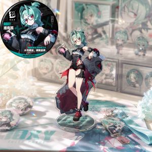Zenless Zone Zero Roxy Acrylic Standee and Badge Collection | zenlesszonezero.toys | ZZZ Roxy | Zenless Zone Zero Acrylic Standee and Badge Collection |