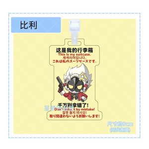 Zenless Zone Zero Billy, Jane, Claret, Remielle, Lucia, Vivian, Miyabi, Yixuan, and Yanagi Luggage Tag Collection | zenlesszonezero.toys | ZZZ Billy, Jane, Claret, Remielle, Lucia, Vivian, Miyabi, Yixuan, Yanagi | Zenless Zone Zero Luggage Tag |