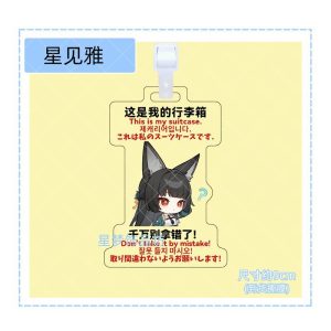 Zenless Zone Zero Billy, Jane, Claret, Remielle, Lucia, Vivian, Miyabi, Yixuan, and Yanagi Luggage Tag Collection | zenlesszonezero.toys | ZZZ Billy, Jane, Claret, Remielle, Lucia, Vivian, Miyabi, Yixuan, Yanagi | Zenless Zone Zero Luggage Tag |