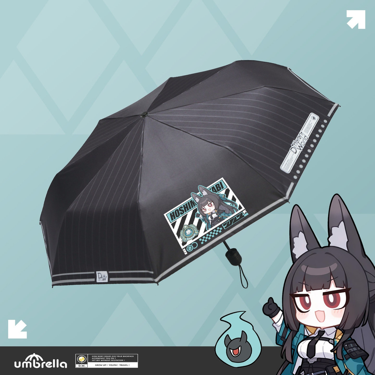 Zenless Zone Zero Miyabi Folding Umbrella Collection | zenlesszonezero.toys | ZZZ Miyabi | Zenless Zone Zero Folding Umbrella Collection |