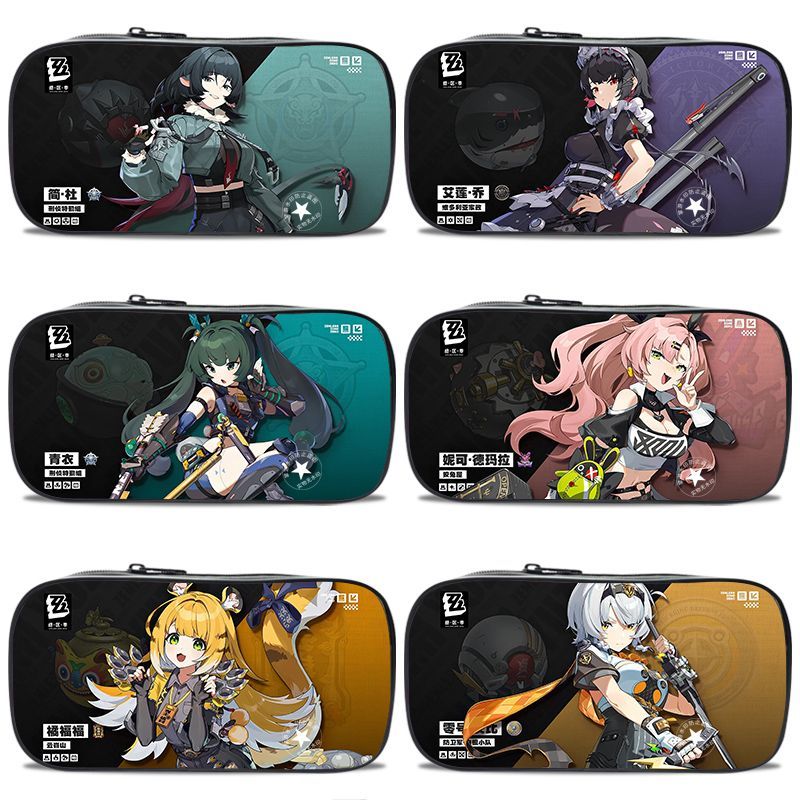Zenless Zone Zero Jane, Anby, and Miyabi Pencil Case Collection | zenlesszonezero.toys | ZZZ Jane, Anby, Miyabi | Zenless Zone Zero Pencil Case |