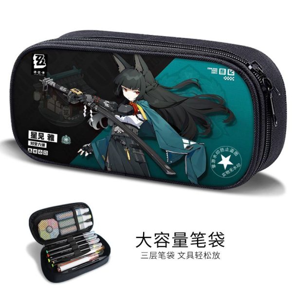 Zenless Zone Zero Jane, Anby, and Miyabi Pencil Case Collection | zenlesszonezero.toys | ZZZ Jane, Anby, Miyabi | Zenless Zone Zero Pencil Case |