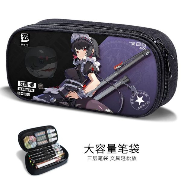 Zenless Zone Zero Jane, Anby, and Miyabi Pencil Case Collection | zenlesszonezero.toys | ZZZ Jane, Anby, Miyabi | Zenless Zone Zero Pencil Case |