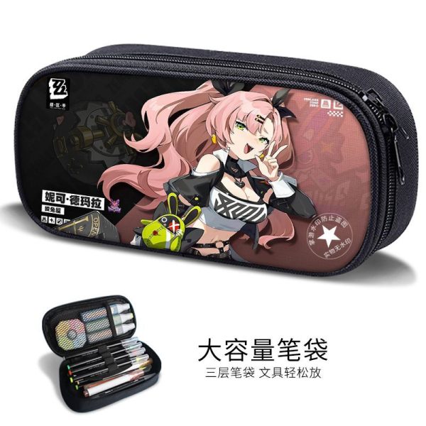 Zenless Zone Zero Jane, Anby, and Miyabi Pencil Case Collection | zenlesszonezero.toys | ZZZ Jane, Anby, Miyabi | Zenless Zone Zero Pencil Case |