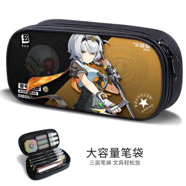Zenless Zone Zero Jane, Anby, and Miyabi Pencil Case Collection | zenlesszonezero.toys | ZZZ Jane, Anby, Miyabi | Zenless Zone Zero Pencil Case |
