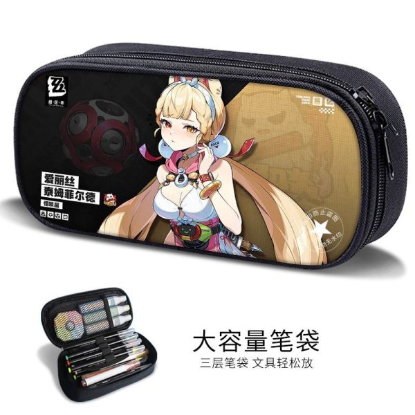 Zenless Zone Zero Jane, Anby, and Miyabi Pencil Case Collection | zenlesszonezero.toys | ZZZ Jane, Anby, Miyabi | Zenless Zone Zero Pencil Case |