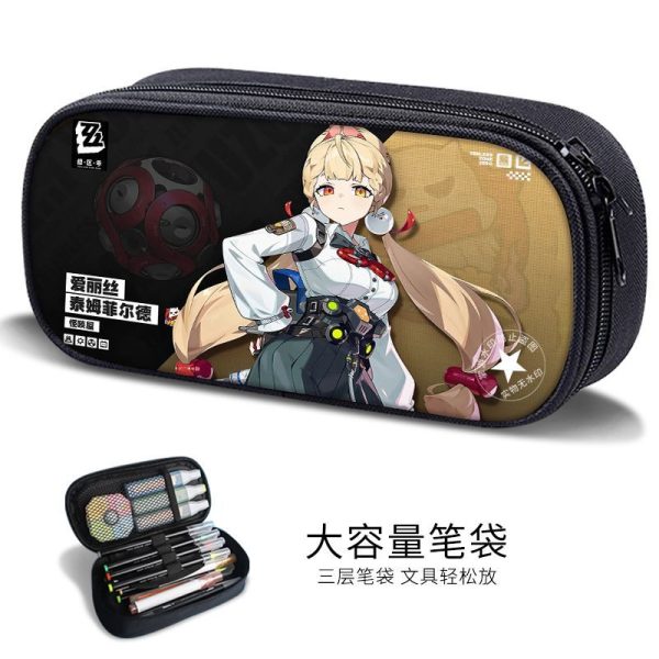 Zenless Zone Zero Jane, Anby, and Miyabi Pencil Case Collection | zenlesszonezero.toys | ZZZ Jane, Anby, Miyabi | Zenless Zone Zero Pencil Case |